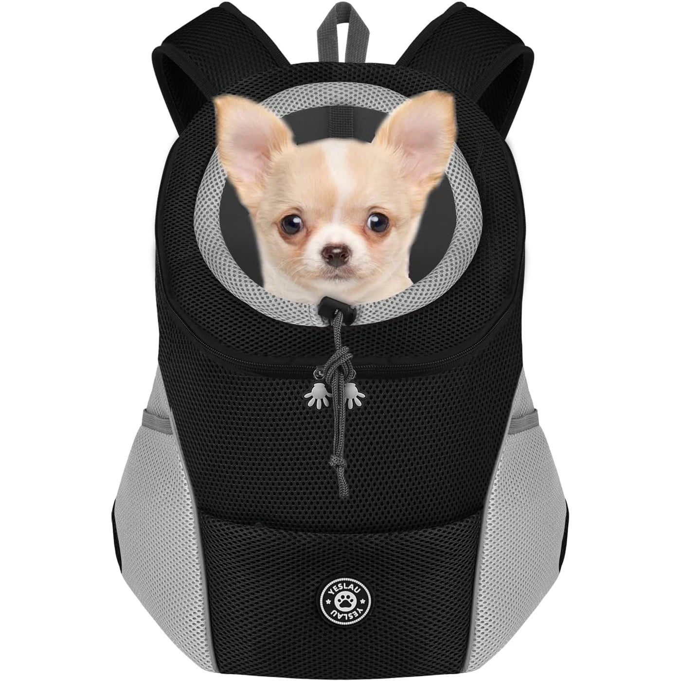 Backpack for Dog Shoulder Carrier Pet Conveyor Backpacks Comfortable Front Motorcycle and Hiking Camping Carrier Bag for Pet Dog