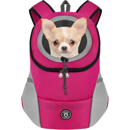 Backpack for Dog Shoulder Carrier Pet Conveyor Backpacks Comfortable Front Motorcycle and Hiking Camping Carrier Bag for Pet Dog