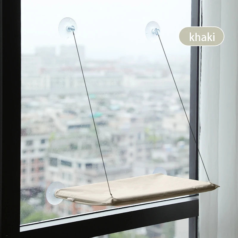 SunBasker Window Hammock – The Ultimate Sunny Seat for Cats Who Love to Lounge
